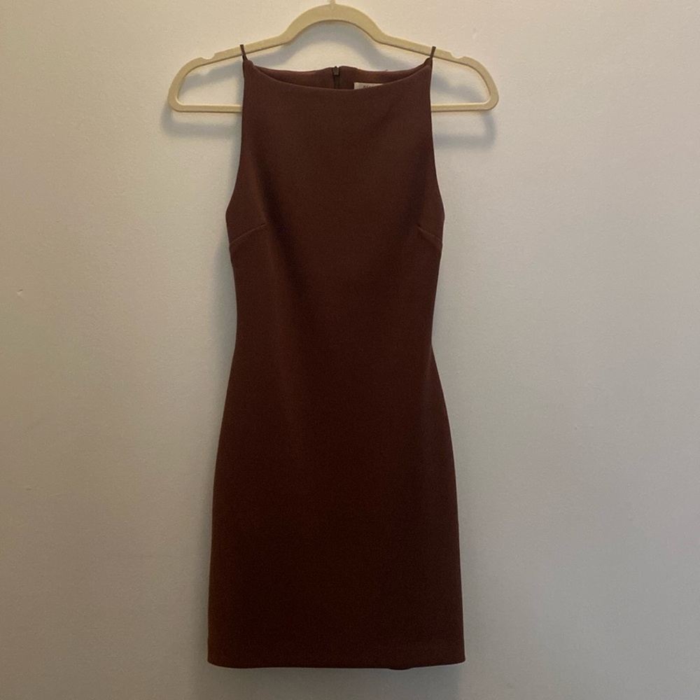 Bec + Bridge brown mini dress